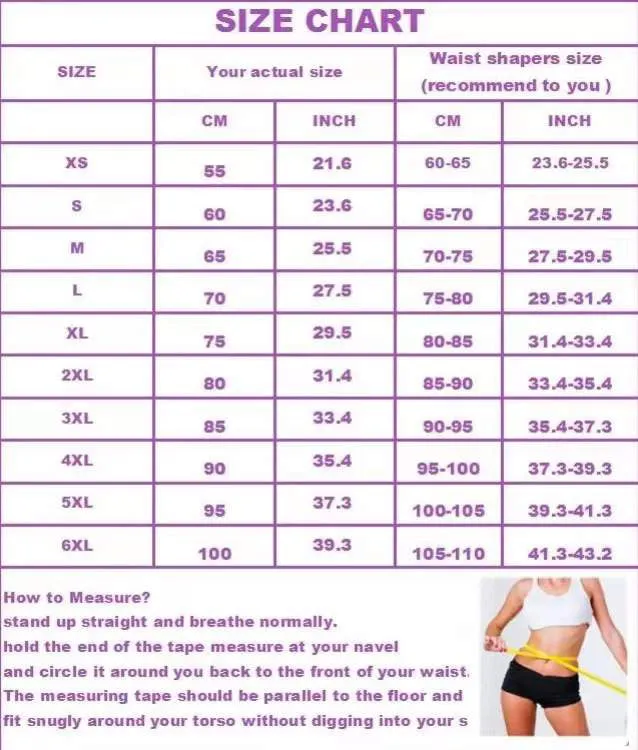 LeeLeeFitness Latex Waist Trainer