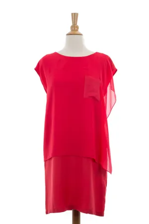 Lefto Georgette Crepe Dress