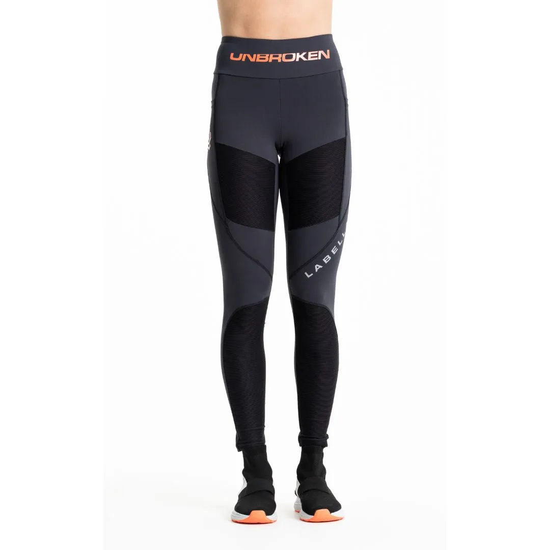 Legging Dopamina Negra-Gris
