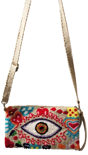 Leilani Handmade Wayuu Punch-needle Clutch