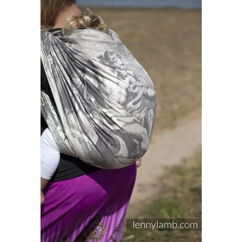 Lenny Lamb Wrap - Poseidon Black and Cream