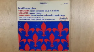 Leonid Kogan, Moscow State Orchestra*, Kiril Kondrashin - Leonid kogan plays Vieuxtemps/ Sarasate/ Saint-Saens (LP) (VG )