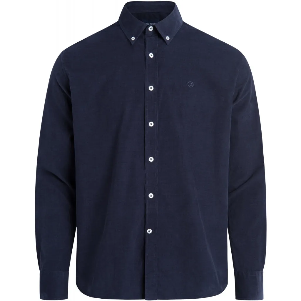 Lester Baby Cord Shirt - SR Navy
