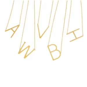 Letter Pendant Necklace