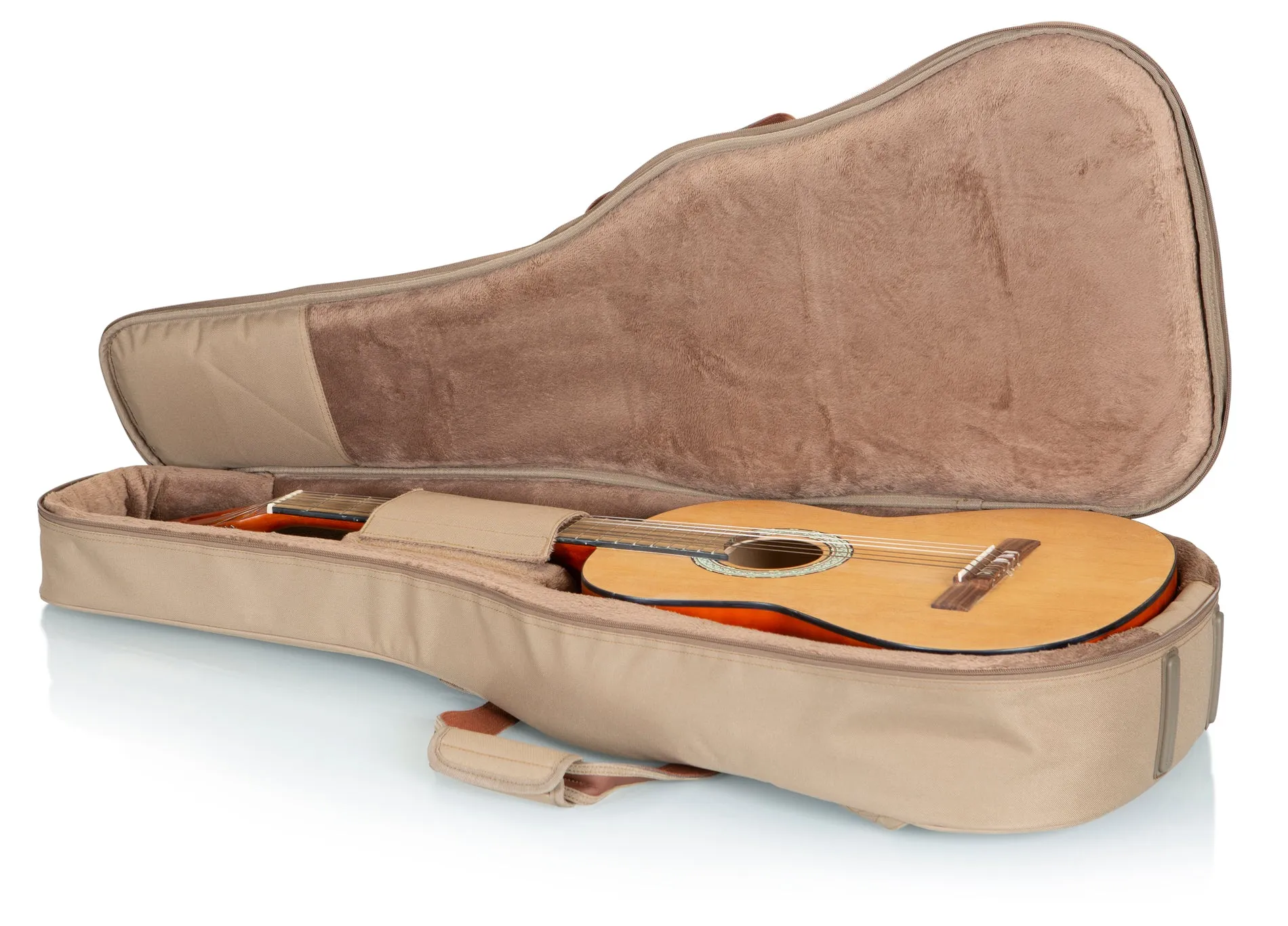 Levy LVYCLASSICGB200 Deluxe Gig Bag for Classical Guitars (Tan)