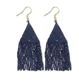 Lexie Beaded Fringe Earrings