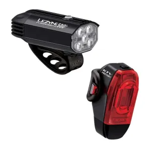 LEZYNE FUSION DRIVE 500  / KTV DRIVE PRO  PAIR Light Pack - Black