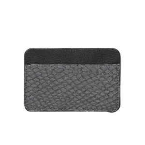 LIBERTY cardholder, salmon skin, grey