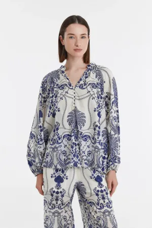 LIDA BLOUSE TYPE BLUE
