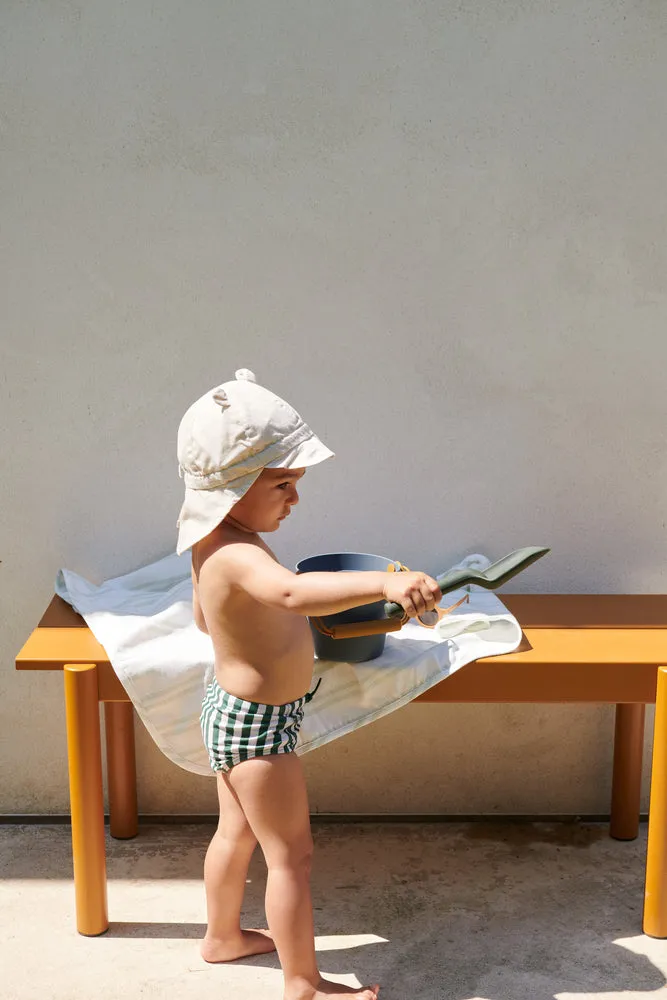 Liewood, Gorm Kids Sunhat Mustard White