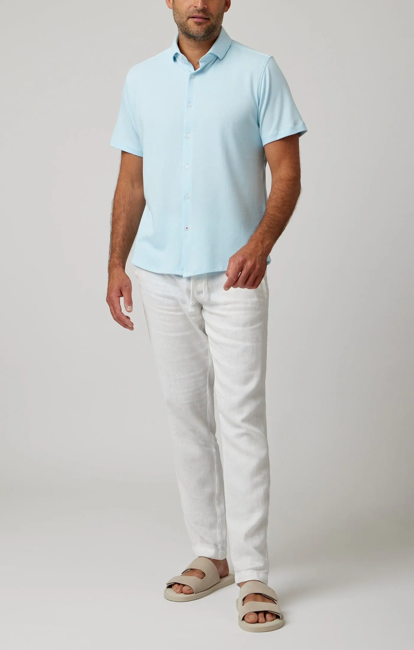 Light Blue Short Sleeve T-Series Shirt