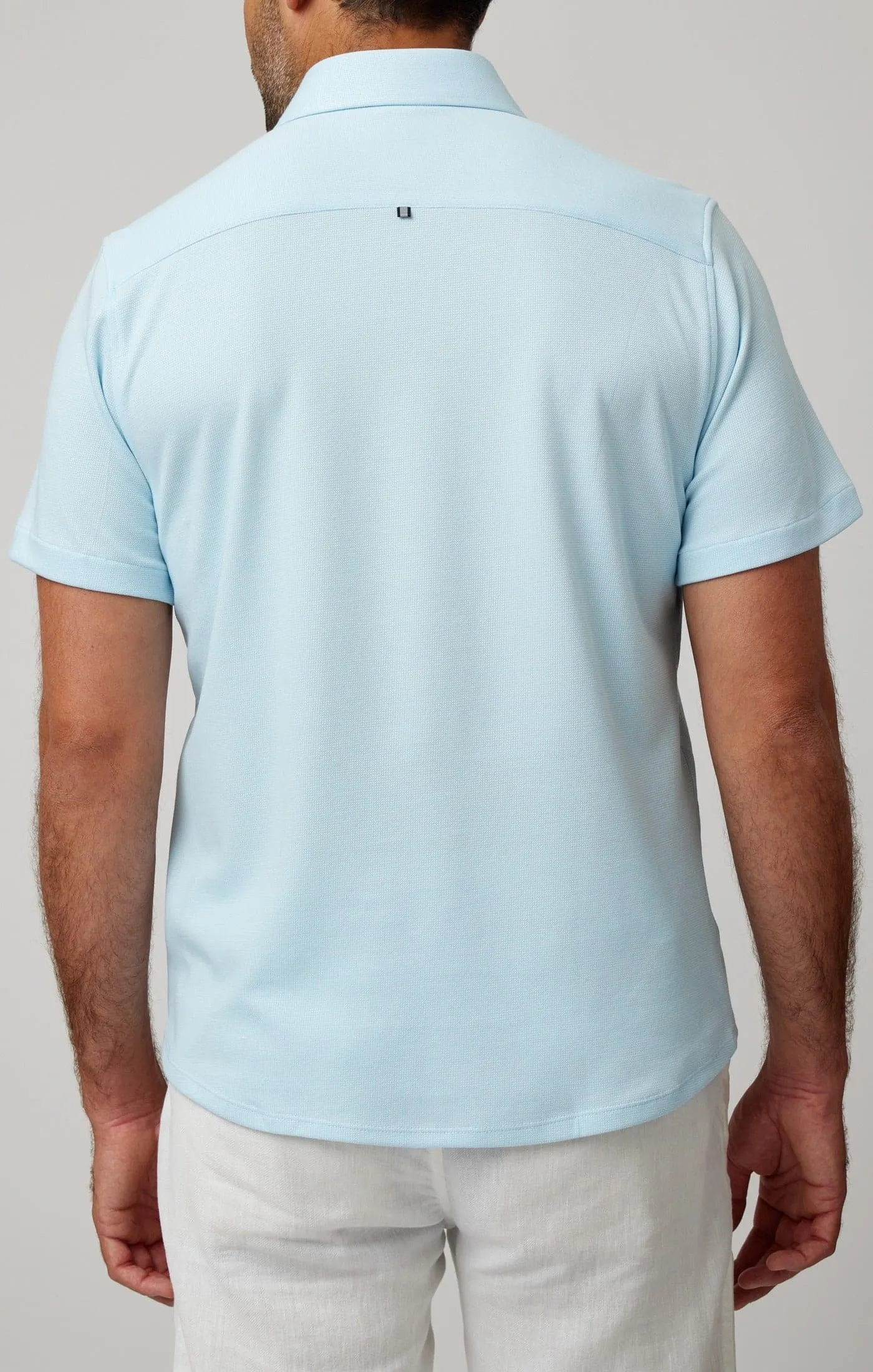 Light Blue Short Sleeve T-Series Shirt