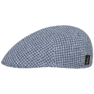 Light Check Flat Cap by Borsalino