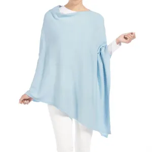 Lightweight Poncho - Powder Blue
