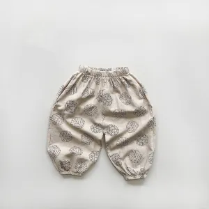 Lightweight Print Harem Pants