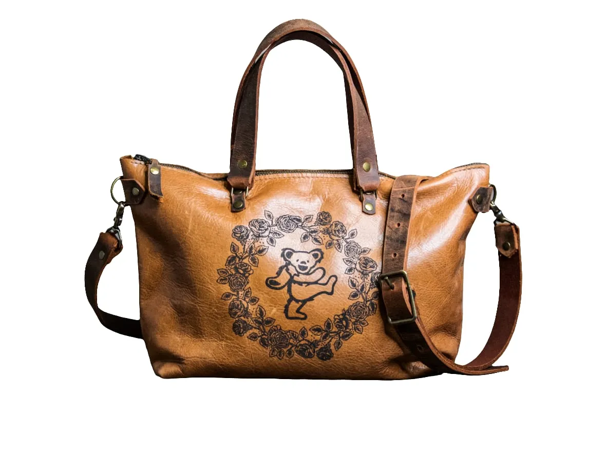 LIMITED RUN | Icon Series | Crossbody Zipper Purse | Laser Printed | Medium | Bear