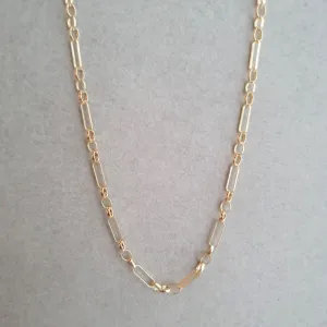 Link Chain Necklace Solid Gold