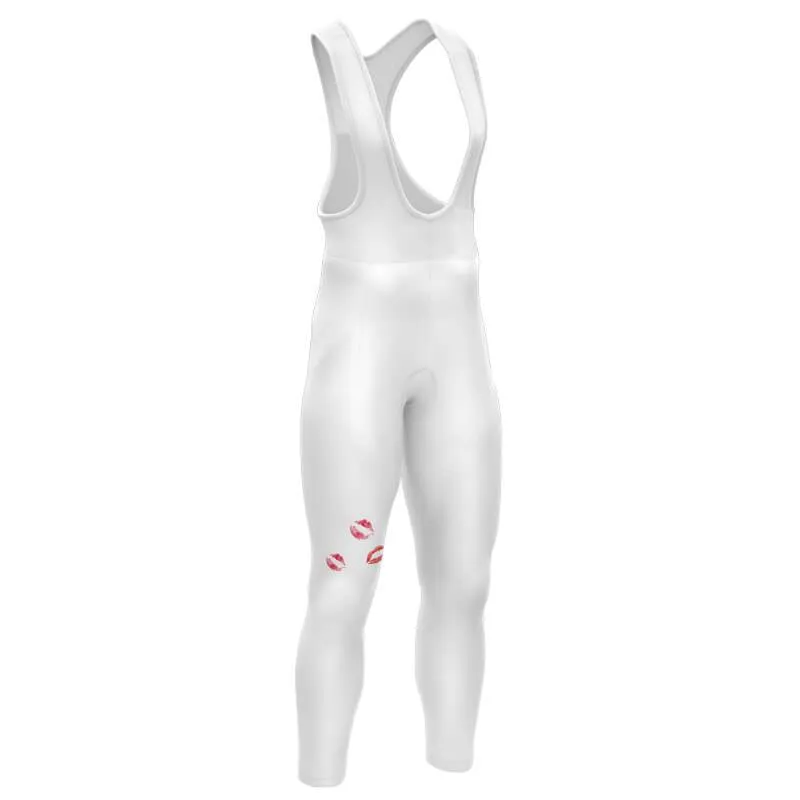 Lipstick Bib Pants (White)
