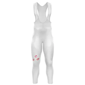 Lipstick Bib Pants (White)