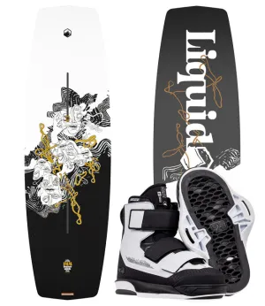 Liquid Force Butterstick Pro Wakeboard Package with Hook Boots (2024)