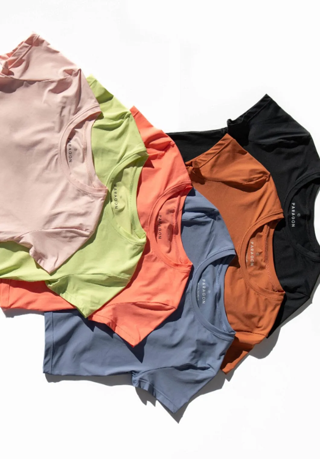 LiteSpeed Short Sleeve Crop Fawn