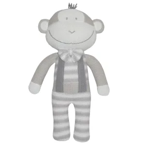 Living Textiles Knitted Soft Toy - Max the Monkey (Clearance)