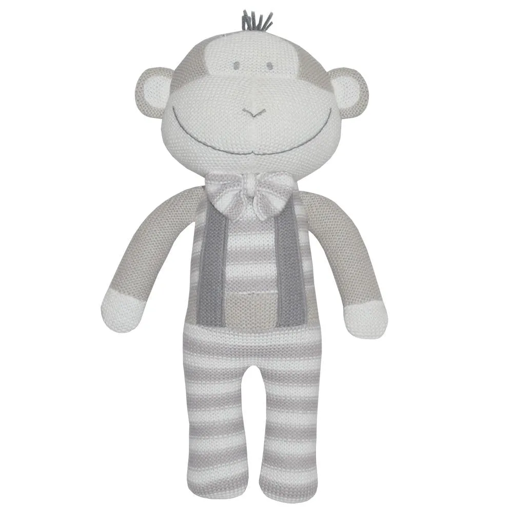 Living Textiles Knitted Soft Toy - Max the Monkey (Clearance)
