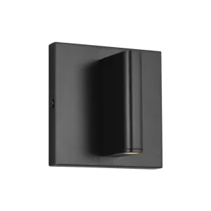 Lloyds 5 In. LED Outdoor Wall Sconce Black Finish