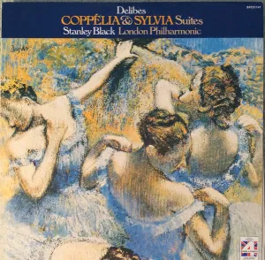 Léo Delibes, Stanley Black, The London Philharmonic Orchestra - Coppélia & Sylvia Suites (LP) (VG)