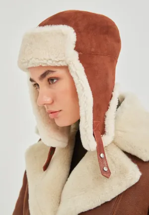 Logan Unisex Shearling Aviator Winter Hat