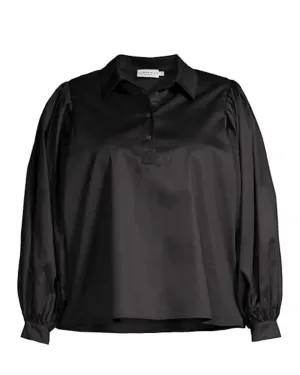 Lois Popover Shirt | Black