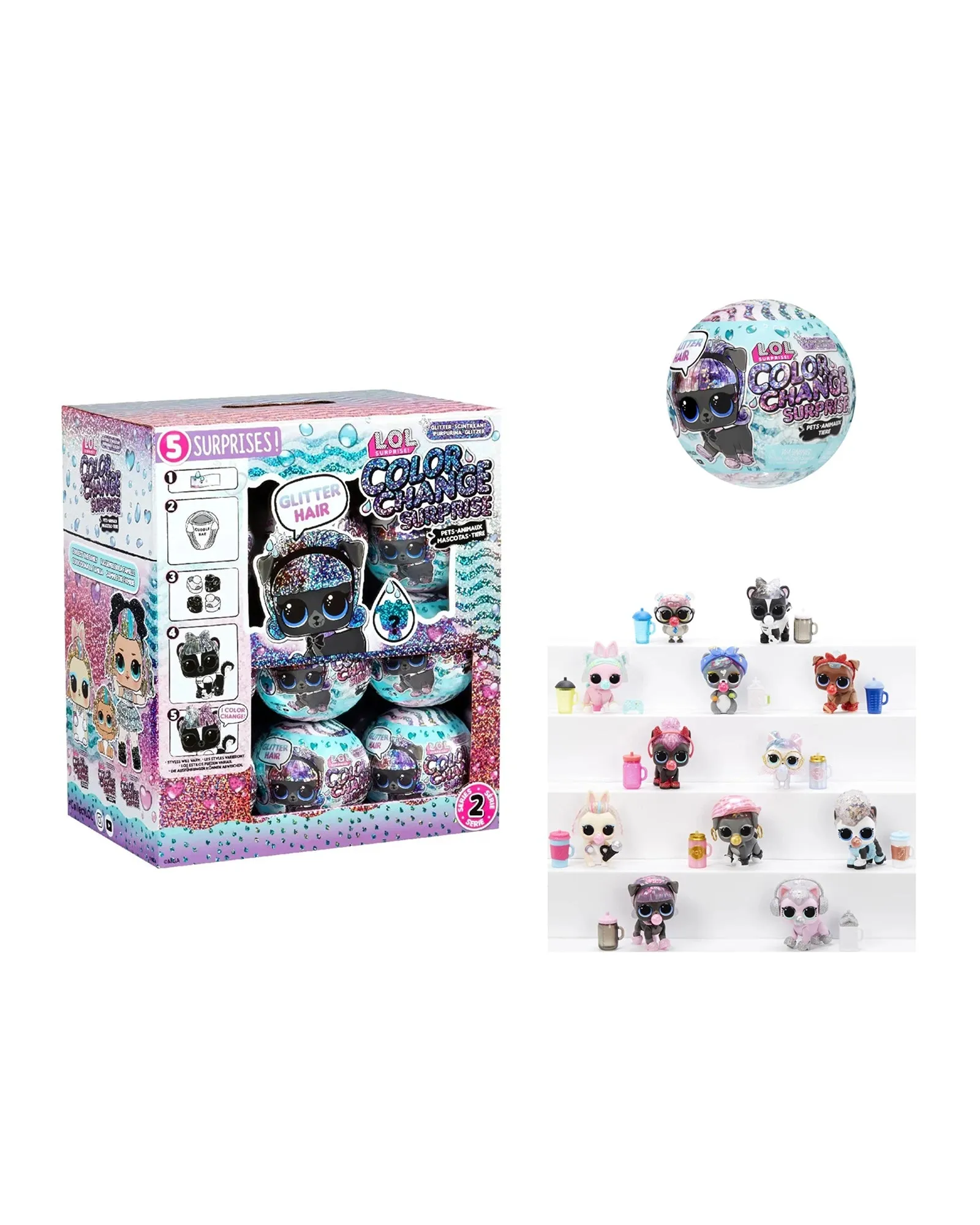 LOL Surprise Colour Change Pets - Assorted
