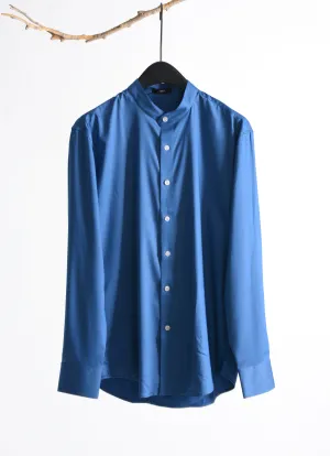 Long Sleeve Plain Shirt (Dark Blue) 6836