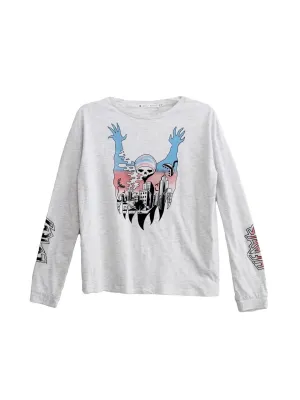 Long Sleeve Tee - Grey Ghost