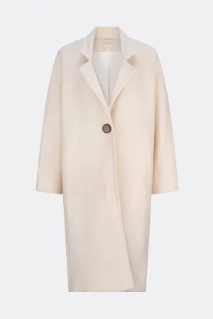 Louanna Soft Merino Wool Coat Vanilla