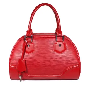 Louis Vuitton Bowling Montaigne PM Red Epi