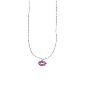 Love Lisa Stella Lips Necklace