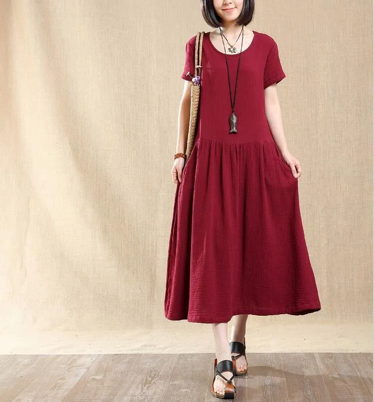Love Poem Short Sleeve Midi Dress