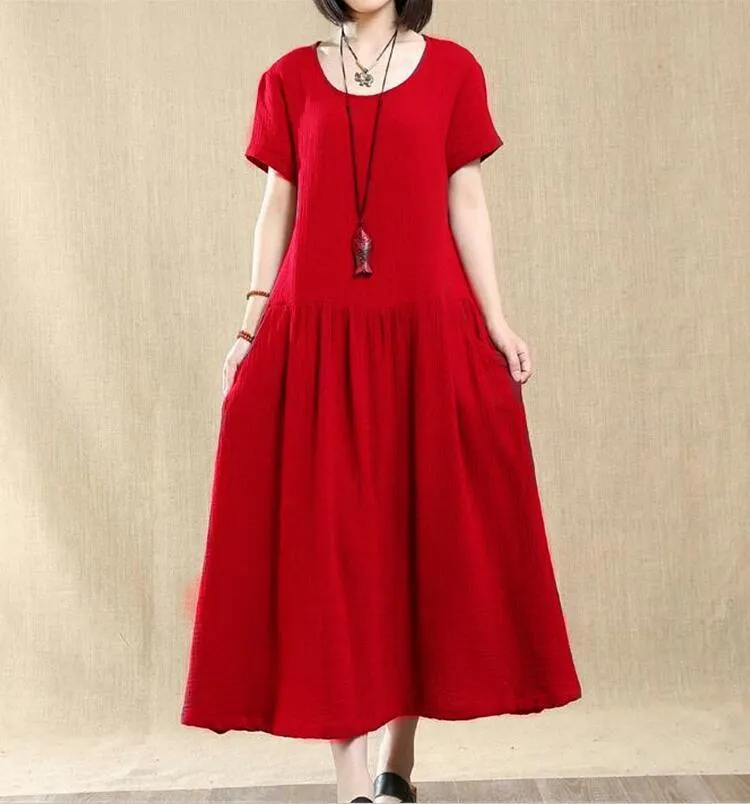 Love Poem Short Sleeve Midi Dress