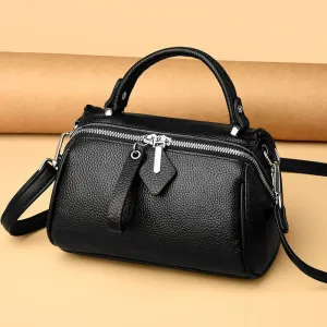 LovelyRLovely Leather Large Capacity Shoulder Crossbody Bag