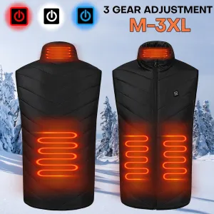 Lovote Heated Vest Unisex Electric Heated Coat USB Rechargeable Jacket