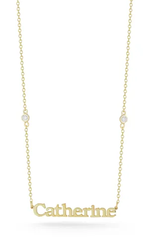 Lowercase Nameplate Necklace
