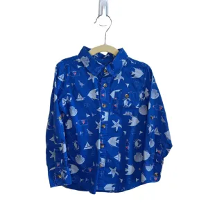 LS Button Down / Sea Creatures