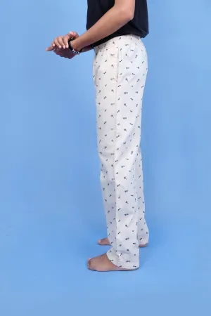 Lt Pink Printed Pyjama
