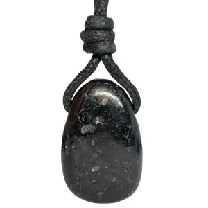 Luck Strings Nuummite Pendant - Mystical Empowerment