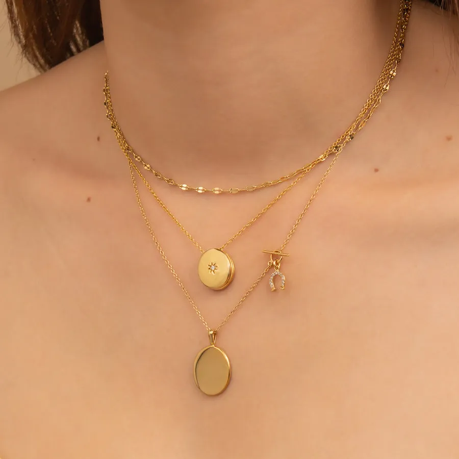 Lucky 14K Gold Vermeil Necklace