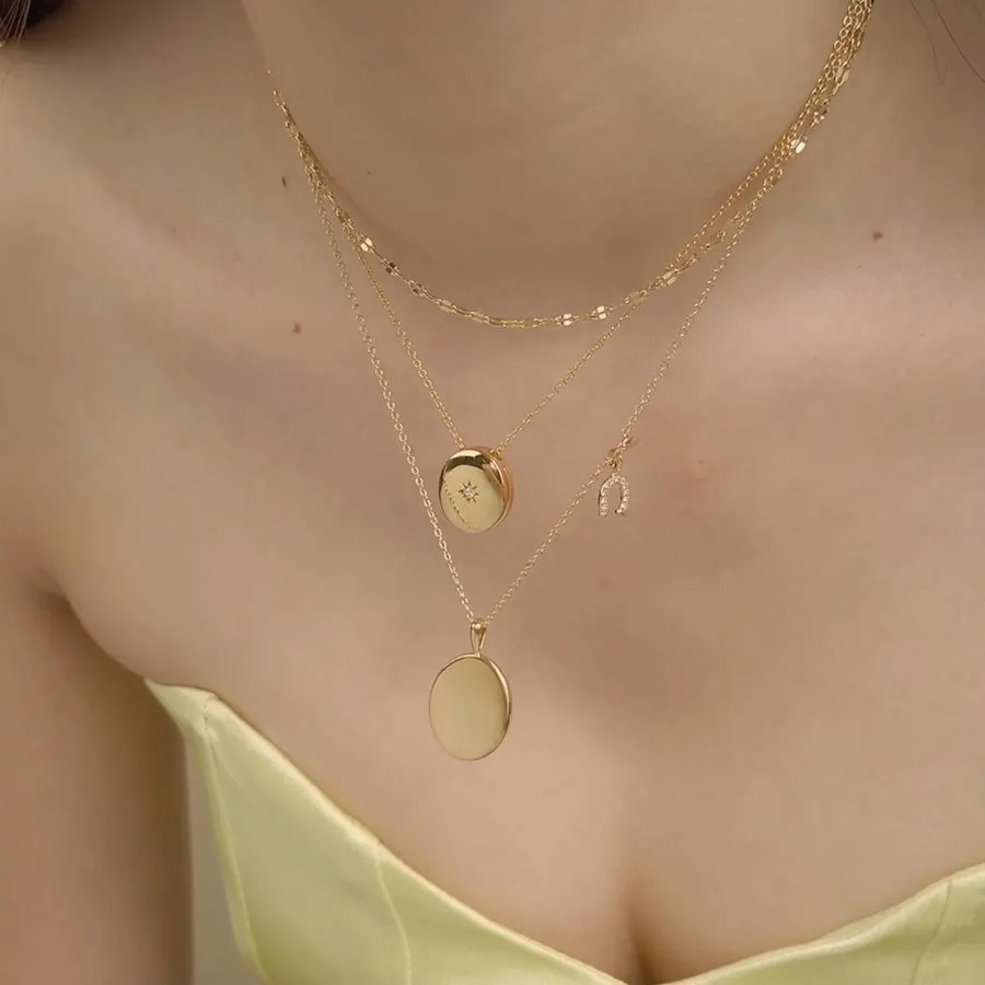 Lucky 14K Gold Vermeil Necklace