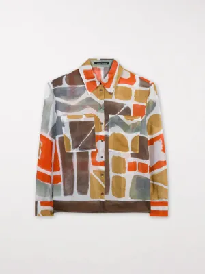 Luisa Cerano Patterned Shirt Ethnic Print