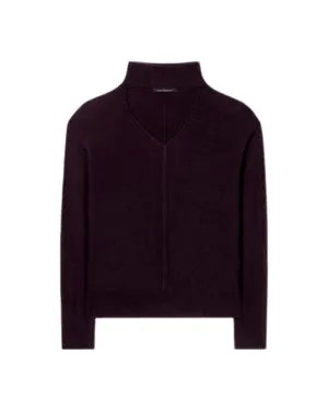 Luisa Cerano Turtleneck Cutout Sweater