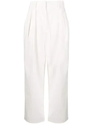 LUISA WOVEN COTTON PANT